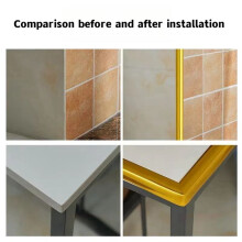 PVC Tape Furniture  5M Corner Protector Self-Adhesive Decorative Strips Gold Buffer Protect Strip Wall Stickers