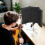 Homcom HOMCOM Foldable Table Top Studio Microphone Isolation Shield, Black 1