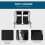 Outsunny Outsunny Canopy Swing 2 Separate Relax Chairs w/ Handrails, Cup Holders 6