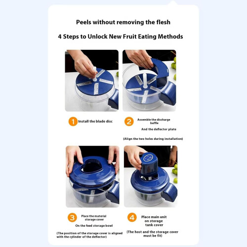 Electric Fruit Peeler Rechargeable Automatic Vegetable Peeler Time Saving MultiProduce Kitchen Tool 1