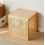Bedside Table Boho Rattan Side Table Rustic Nightstand Solid Wood Frame for Small Spaces Natural 1