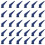 50 Pieces 45 Angle Nozzle for Bulk Caulk Tool, Cones Nozzles Caulking Nozzle Caulk Nozzle Applicator Replacement 1