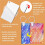40 Pack Sublimation Keychain Blank Double Sided Heat Transfer Blank  Blank Board Key Ring Blank Sublimation DIY 4