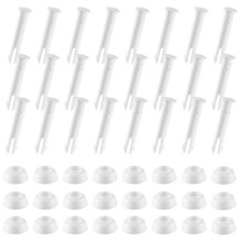 24 Pines de PláStico para Juntas de Piscina y Sellos de Goma para Piezas de Piscina de Marco Redondo Sobre el Suelo 28270-28273 (2,36 Pulgadas)