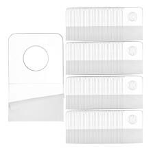 1000 Uds. PestañAs Colgantes Autoadhesivas, 1X1-1/2 Pulgadas, Ganchos para Etiquetas Colgantes con Agujero Redondo para ExhibicióN de Suministros de