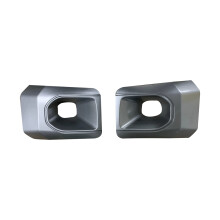 1Pair Car Front Bumper Fog Light Lamp Hoods Housing Cover Replacement for Hilux Rocco 2020 2021
