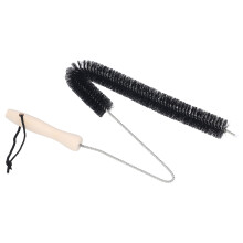 Edelstahlbiegsamer Trocknerentlüftungsreiniger Bürste, Schwarz, 76,5 cm