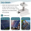 8Pack Solar Panel Mounting Brackets, Solar Panel End Clamps, Centre Clamps, for PV Solar Panel Solar Module 30mm 4