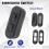 Embedded Wire  Black Duplex  Straight-Through Rocker  Suitable for Dual-Control Desk Lamp 9