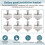 8Pack Solar Panel Mounting Brackets, Solar Panel End Clamps, Centre Clamps, for PV Solar Panel Solar Module 30mm 6