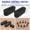 Embedded Wire  Black Duplex  Straight-Through Rocker  Suitable for Dual-Control Desk Lamp 7
