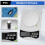 Digital Lab Scale, Gram-Scale 1000G 0.01GAccuracy, Multi-Function High Precision Electronic Scale with 100G Weight 10