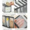 Underwear Bra Socks Organizer Storage, Washable Foldable Drawer Clothes Organizer (Black-11 Grids) 3
