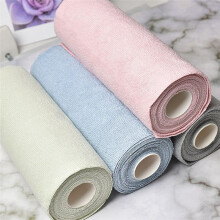 Reusable Cleaning Wipe Household Kitchen Cloth,Microfiber Towel Rolls Dish Rags Wash Paper Towel Replacement,