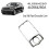 4L0864260 Front Console Chrome Frame Trim for  Q7 2007-2015 Gear Shift Panel Decorative Cover 4L0864260A 4