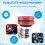 Portable Compatible Bone Conduction Speaker Stereo Sound  Speaker(Red) 4