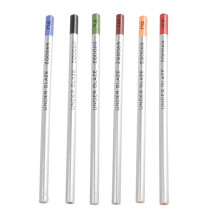 6Pcs Underglaze Pencils for Pottery for Decorating Fused Glass and Under Glaze Ceramics
