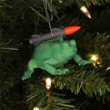 Missile Toad Holiday Ornament Funny Xmas Ornaments,Home Atmosphere Decor,Christmas Tree Ornament,The Unique Gag Gift