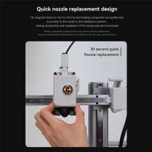 Hotend Kit for A1/A1 Fast Speed Hot End Assembly 0.4mm Hardened Steel Nozzle 3D Printer Parts