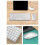 Wireless Keyboard and Mouse Kit Rechargeable 2.4G  Combination Keys for IOS/Android/Windows Keyboard Gray 6
