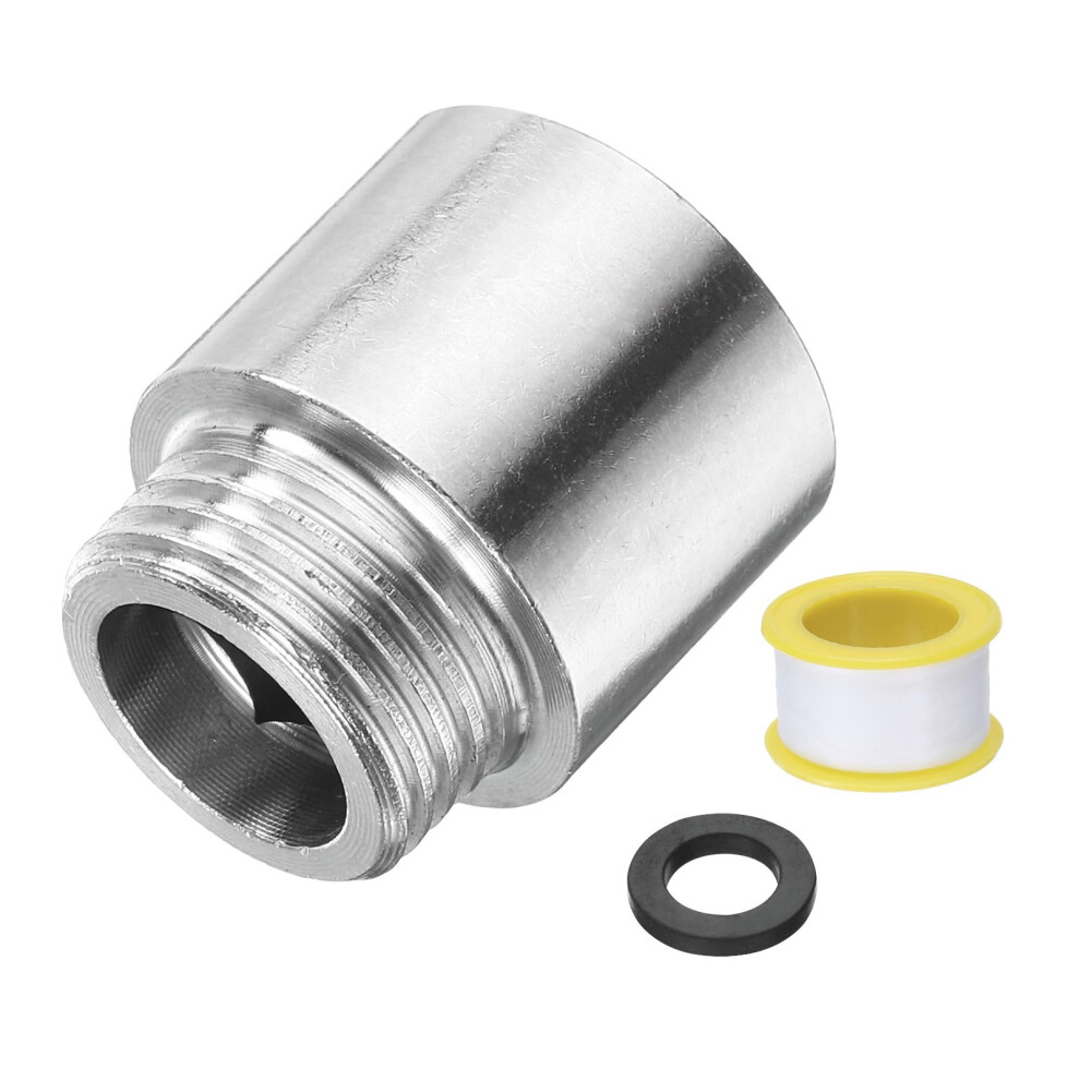 Shower Head Extension Arm 1.2 Inch 304 Stainless Steel Adjustable Height And Angle G1/2 Extender Silver 9169991224978