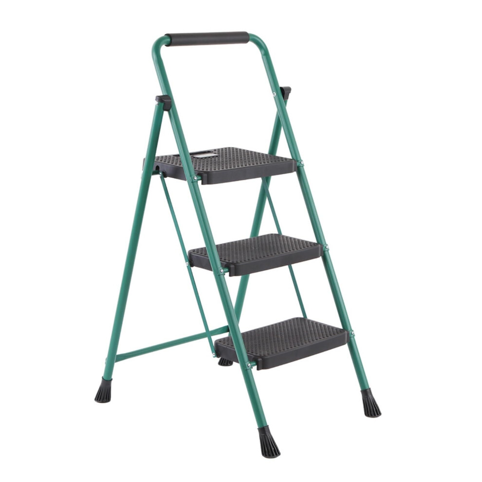 Folding Step Ladder 2 Step Stool With Enhanced Safety Nonslip Pedals For Home And Kitchen 9771547203643