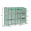 Outsunny Outsunny 3 Tier Lean-to Mini Greenhouse with PE Cover, Green 3