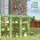 Outsunny Outsunny 3 Tier Lean-to Mini Greenhouse with PE Cover, Green 5