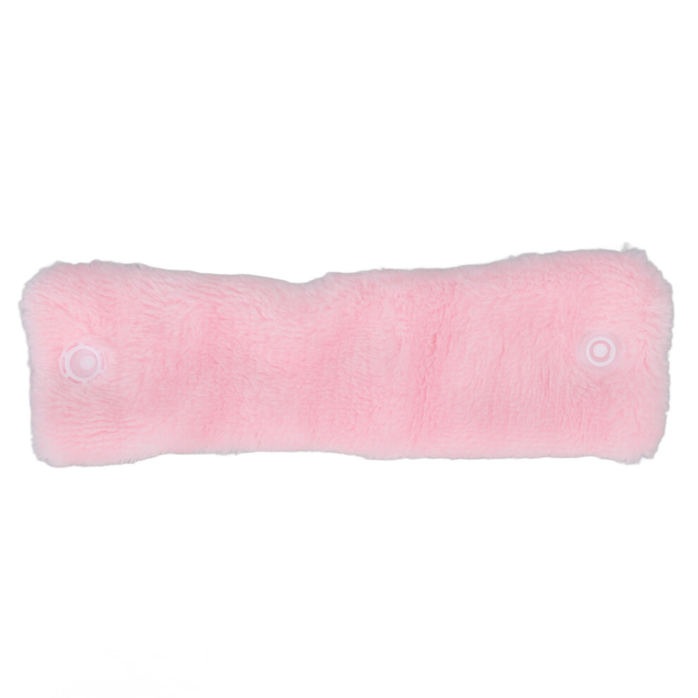 12pcs Heatless Coral Fleece Hair Rollers Pink