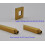 12 Inch Square Brushed Brass Shower Arm with Flange, Solid HeavyDuty Brass Ceiling Mount 3