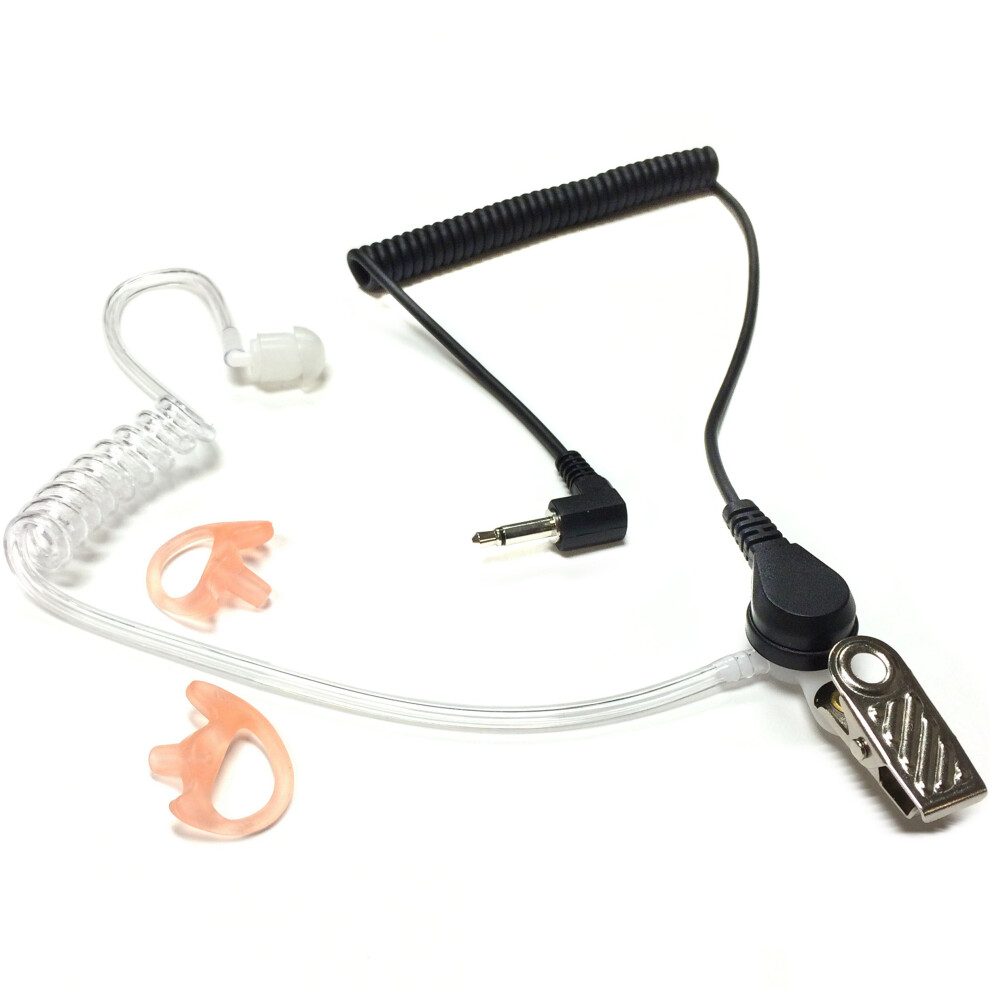 3.5Mm Listen Only Surveillance Earpiece With Noise Reduction Acoustic Tube And Secure Cable Clip 9771547203834