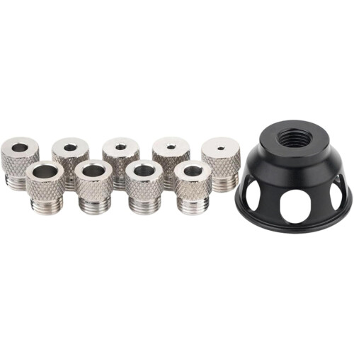 Adjustable Aluminum Drill Guide with Doweling Jig for Precision 90 Woodworking Hole Drilling 1