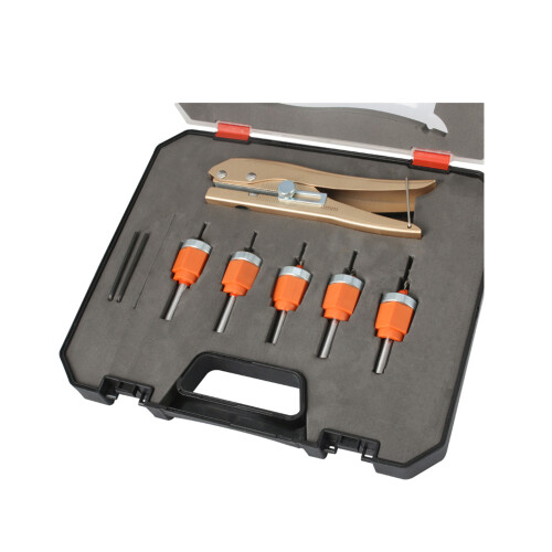Heavy Duty 8mm Metal Punch Set Countersunk Hand Tool for Edging & Punching 1
