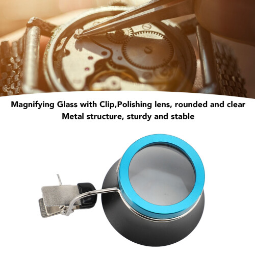 Lupa de clip compacto 10x para relojes/joyas 2