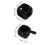 Black Ceramic Essential Oil Heater Aromatherapy Diffuser Burner 2