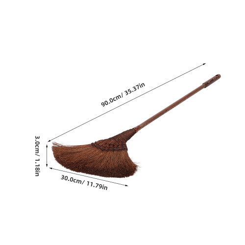 Thickened Palm Soft Floor Sweeper Broom for Household Use Coffee 1