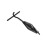 Durable Black Iron Lid Lifter Hook for Camping and Grilling Tools 9