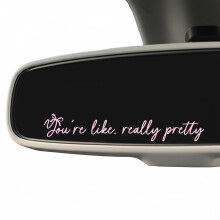 Vinyl Sticker with Bow Design, Cute Aesthetic Waterproof Decal for Laptop, Bottle, Mirror – Pink