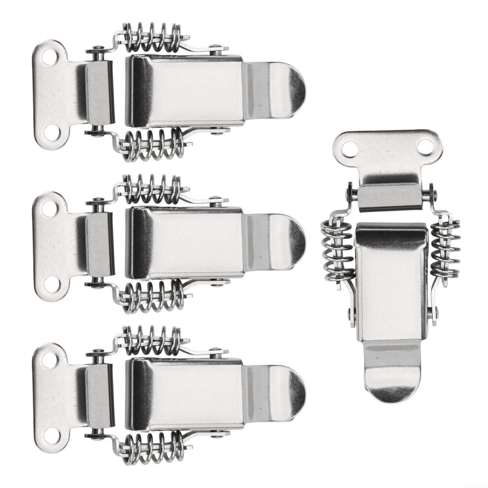 Stainless Steel Double Spring Loaded Latches 4Pcs Rustresistant Heavy Duty For Toolboxes And Cabinets 9169991225876