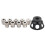 Woodworking Drill Guide with Adjustable Doweling Jig, Precision Depth Control, 210mm Aluminum 1