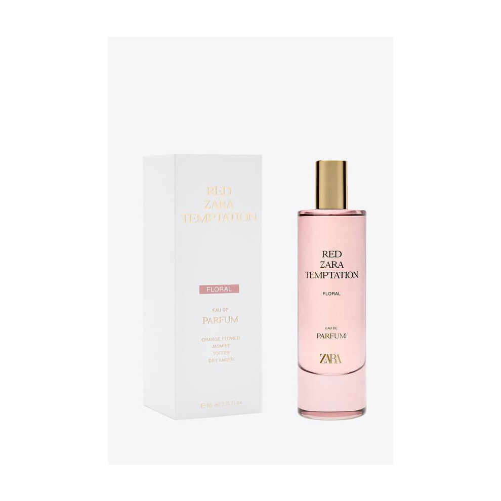 Zara Temptation Floral 80 Ml - 2.71 Oz Women New Red