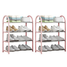 Shoe Rack, Shoe Cabinet for Entrance and Front Door Entrance 4 Tier Shoe Cabinet, Easy to Install,