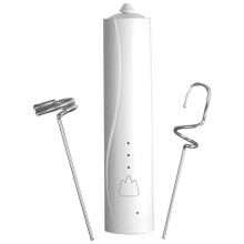 Electric Milk Frother Hand Mixer Stainless Steel Electric Egg Whisk Handheld Mixer for Coffee Protein Cooking Baking