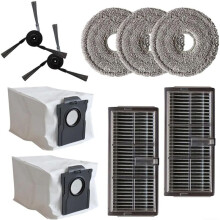 Für MOVA P50 Pro Ultra Roboter-Staubsauger, Seitenbürste, Hepa-Filter, Wischtuch, Staubbeutel, Ersatzteile
