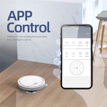 Nat en Droog Elektrische Dweilrobotstofzuiger Reinigingsmachine Automatische App-Bediening Robotstofzuiger Dweil Vloerveger,A