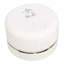 Desktop Cleaner Desk Vacuum Cleaner Desktop Dust Remover Sweeper Vacuum Cleaner Table Cleaning Tool White