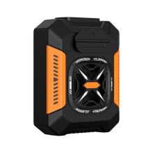 Portable Waist Fan Waist Clip Fan USB Rechargeable Portable Waist Belt Fan Wireless Waist Fan Orange
