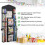 Wrapping Paper Organizer - Hanging Gift Wrap Storage Container, Double-Sided Wrapping Storage over Door Organizer 4