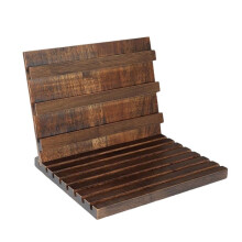 Espositore per Monete, Porta Monete, Supporto In Legno Massello per 60 Monete, Vetrina per Monete, Porta Monete Challenge