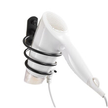 Hair Dryer Organizer Rack Aluminum Bathroom Hairdryer and Straightener Holder Wall Mounted Shelves Accessories Blower A